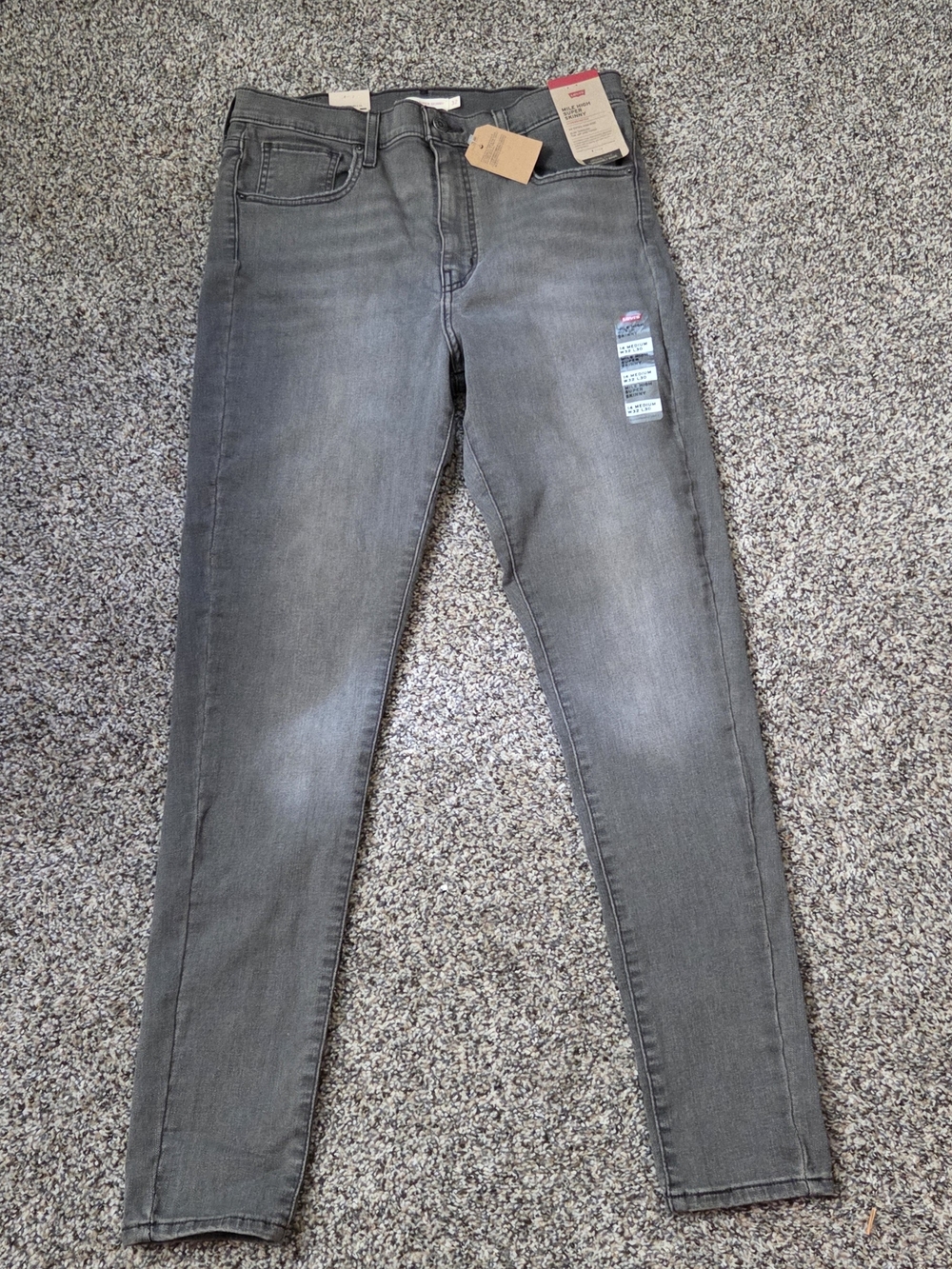Levi's Womens Mile High Super Skinny Jeans